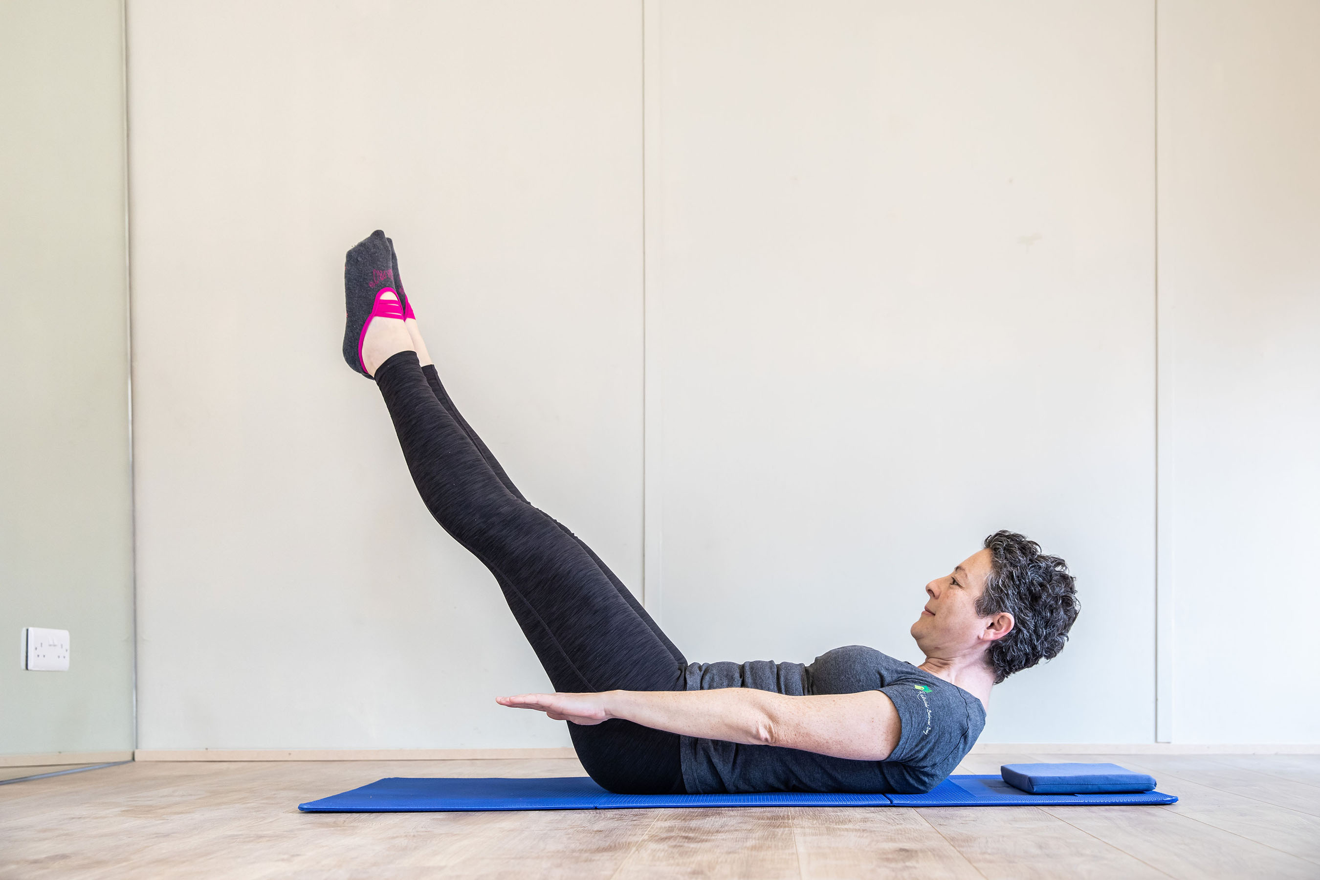 Pilates core strengthening exercise